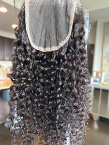 Brazilian Tight Curly lace 4x4  Closure