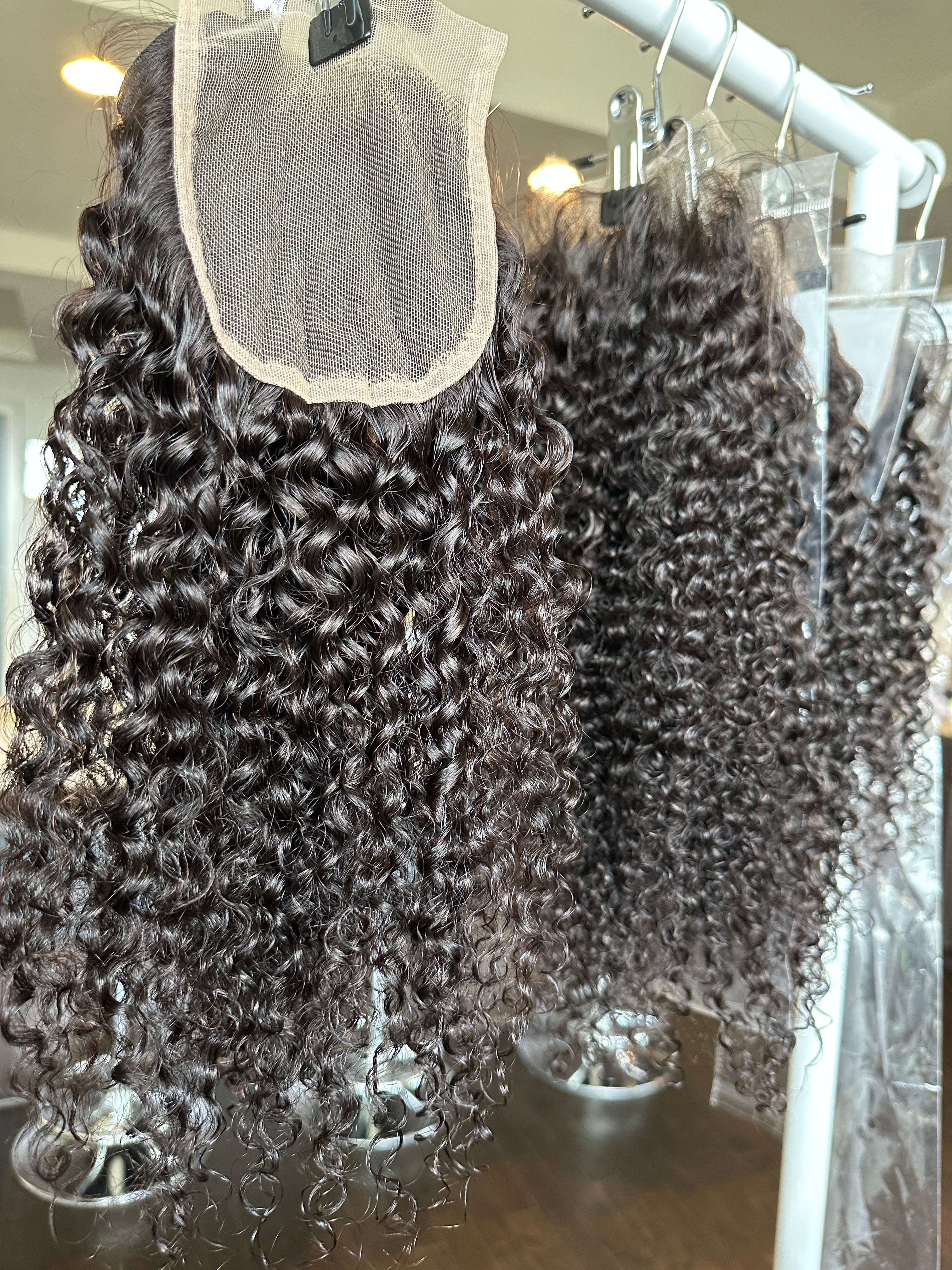 Brazilian Tight Curly lace 4x4  Closure