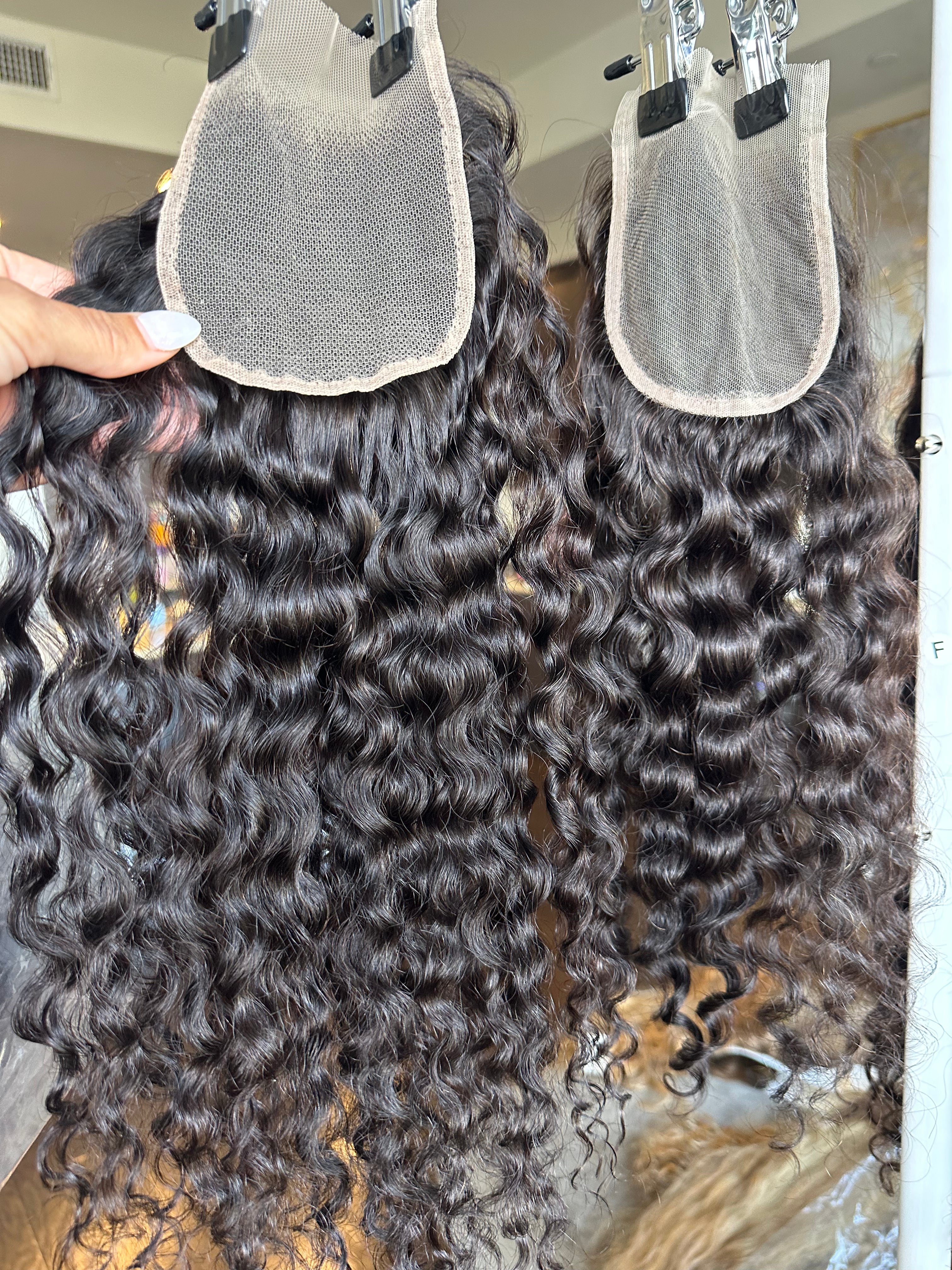 Indian Loose Curly lace 4x4  Closure