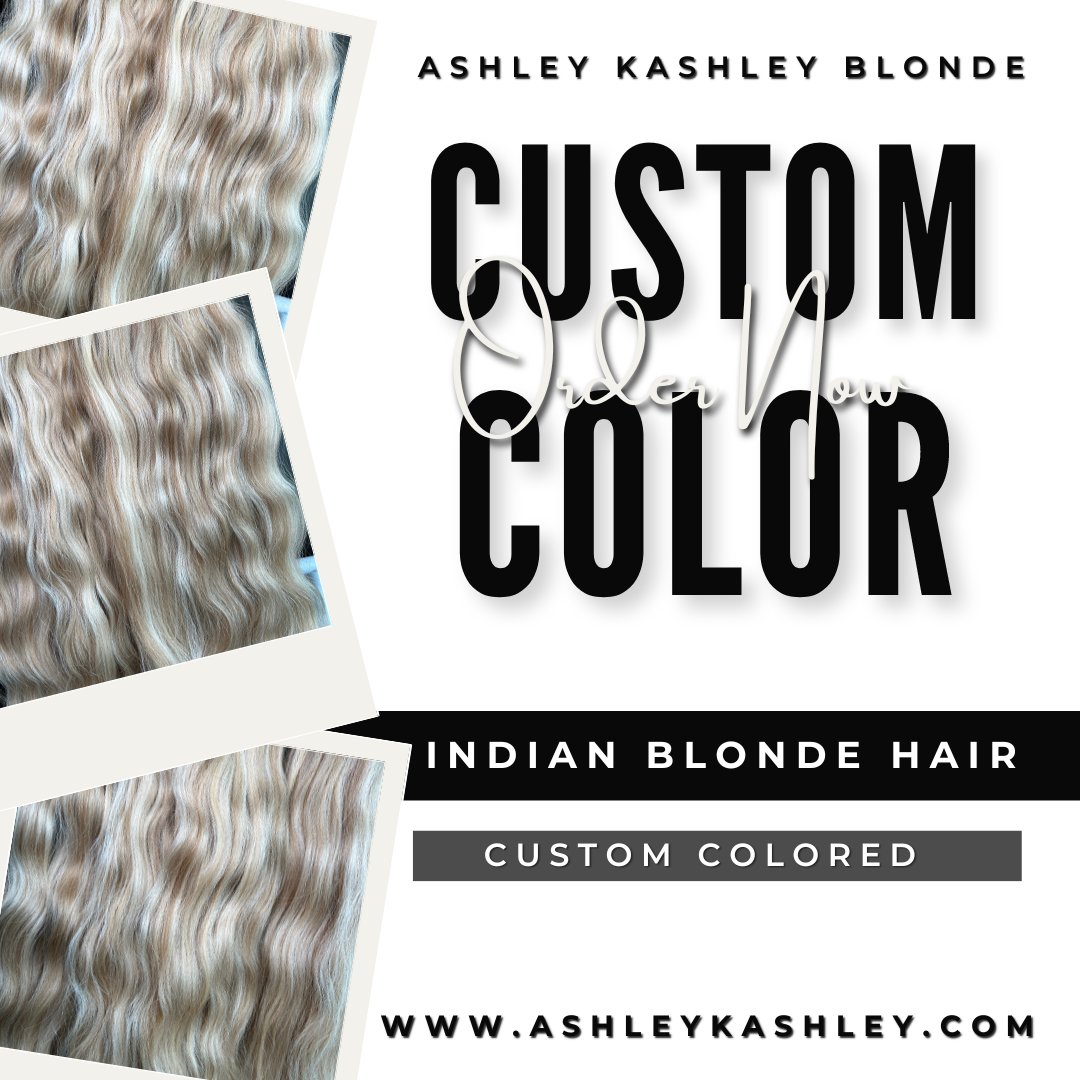Custom Colored: Ash Blonde Bundle