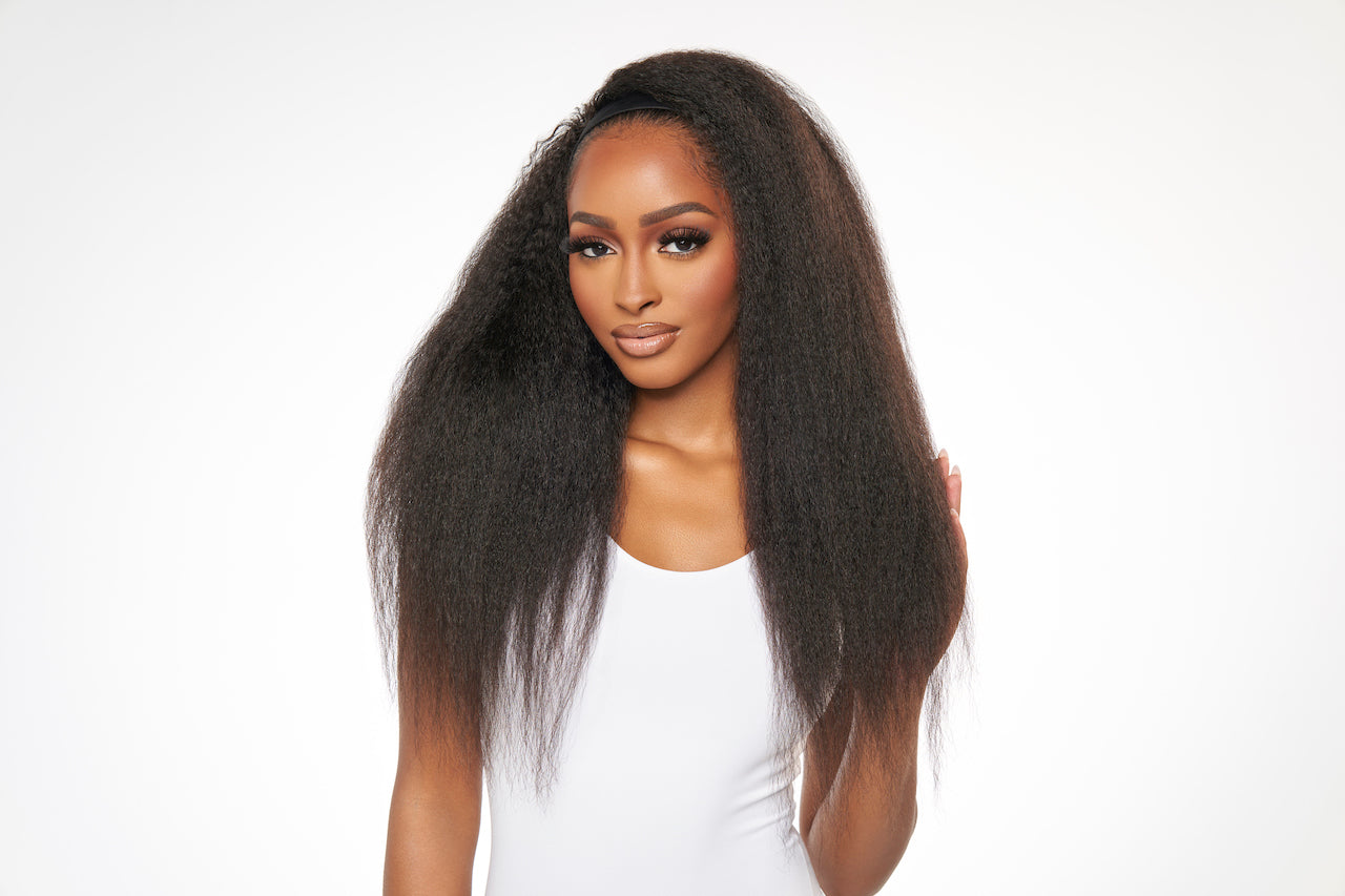 Headband Wig: Kinky Straight