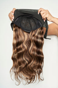 Headband Wig: Mocha Color Body Wave