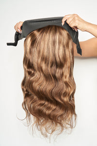 Headband Wig: Mocha Color Body Wave