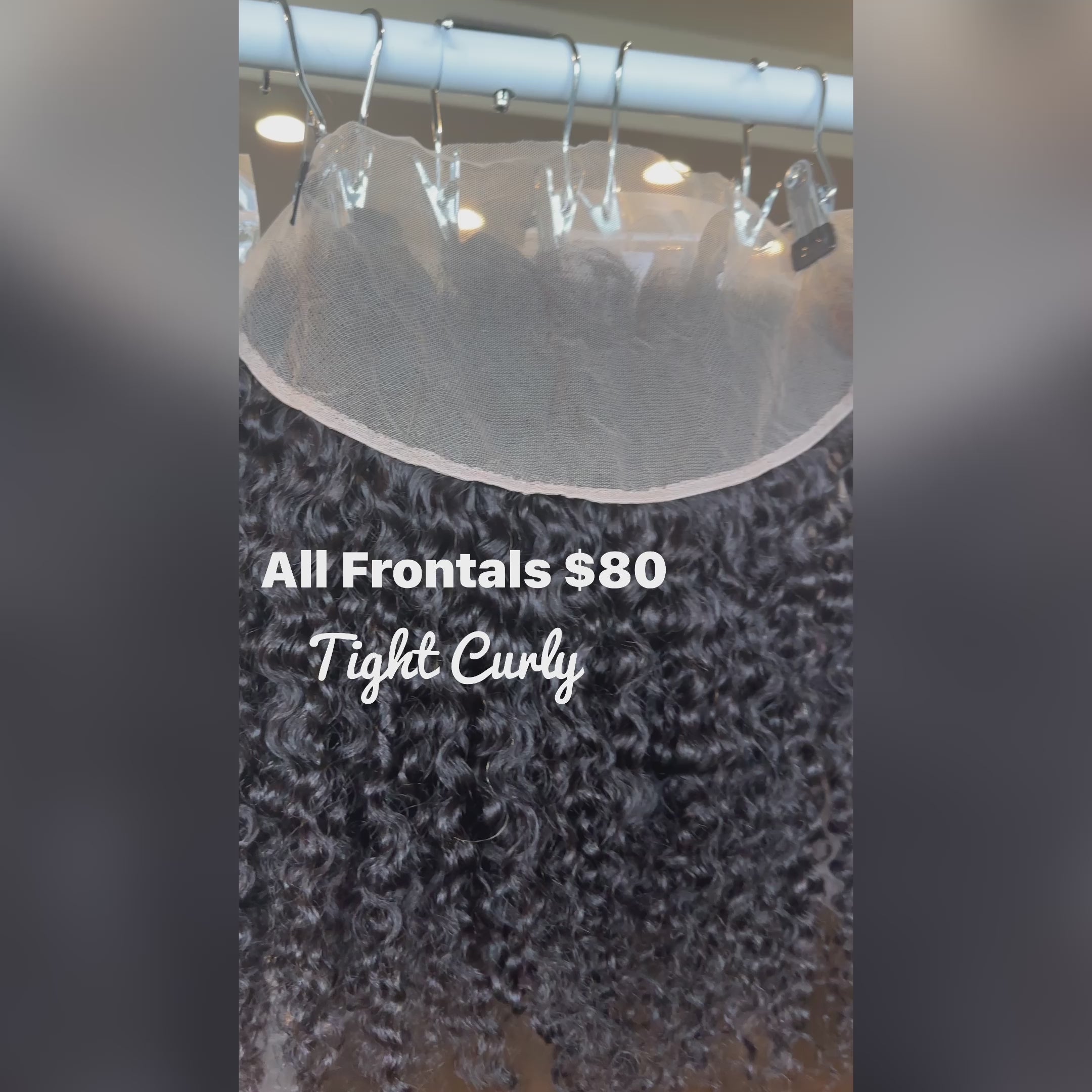 Brazilian Tight Curly 13x4 Frontal